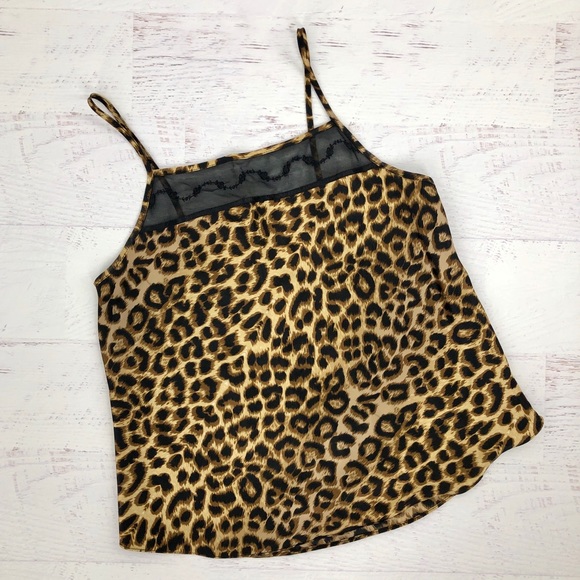 2/$20 Secret Treasures Cheetah Print PJ Set Medium - Picture 7 of 9